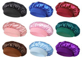 Women's Satin Rhinestone Sleeping Hat Night Sleep Cap Hair Care Salon Makeup Muslim Hijab Head Cover V1192-AZ-W-25995