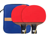 Table Tennis Racket Set 6-Star Carbon with 2 Paddles and Covers V1308-DSZKI-402