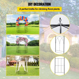 Birdcage Shape Garden Arbor, 9' High x 6.6' Wide, Heavy Duty Wrought Iron Arbor, Wedding Arch V952-TYHYGMYCHSNL9G07VV0