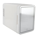 6L Skincare Fridge Dual Use Small Refrigerator with Mirror and LED Touch Light for Bedroom Beauty V1294-YM0901-3113240131412
