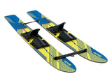 Water Skis 116.8 cm / 46 inch, Water Ski Trainers with X-7 Adjustable Bindings, Double-Handle Rope & V952-HSQXLK48INCH09XP1V0