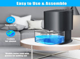 Ultra-quiet smart air dehumidifier - 1L capacity - Dehumidifier for bedroom, bathroom, basement, V1188-MS-313-0590