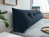 Triangular Headboard Pillow Twin XL for College Dorm Bed, Large Wedge Bed Rest Pillow with Backrest V1366-AZ2-W-16582