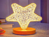 Decorative Table Lamp Bedside Night Light Romantic Table Lamps Innovative Ornaments for Bedroom Star V1294-YM0901-3119240070112