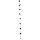 Birds Rain Chain Iron Effective Drainage Crisp Sound Birds On Cups Rain Chain for Downspout Gutters V1294-YM0901-3111240131411