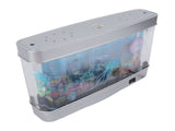Fake Fish Tank Lamp with Moving Fish LED Artificial Aquarium Decorative Lamp Night Light for Kids V1294-YM0901-3119240106411