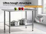 Cefito 914x762mm Stainless Steel Kitchen Bench 430 SSKB-430S-36-30