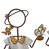 Set 2 Farm Kids - Girl W Pot Planter Assorted 30x80cm V637-71603KID