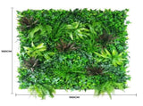 Coastal Greenery Vertical Garden / Green Wall UV Resistant 100cm X 100cm V637-DP1019047