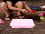 Lightweight Handheld Sandtray ABS with Lid for Indoor Outdoor Use 2Pcs V1370-AZ4-09697