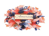 Independence Day Wreath Hand Knitted Wall Hanging Pendant with Hemp Rope for Home Decoration V1294-YM0715-3115220057211