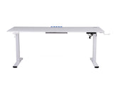 Artiss Electric Standing Desk Height Adjustable Gaming Desk Home Office 140cm HASD-ET156E-GAME-WH-AB