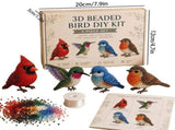 Tiny 3D Beaded Animal DIY Kit, Bead Embroidery Kit Beginners, Animals Themed Beadwork Craft Set V1370-AZ4-15623