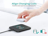 CHOETECH MIX00087 Qi 10W/7.5W Fast Wireless Charging Stand and Pad V28-ELECHOMIX00087