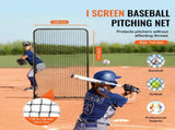 I Screen Baseball for Cage, 7x4 ft Baseball Softball Safety Screen, Body Protector Portable V952-TSBHWIXZX74YWVVBYV0