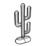 Cactus Shaped Pod Holder Home Black Iron Capsule Storage Stand Organizer Holds 48 V1294-YM0710-3118230036011