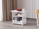 Small Home Furniture Multifunctional Furniture Round Coffe Table Corner Side Table Kitchen Storage V1192-AZ-W-20968