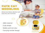 Portable Folding Potty for Toddlers Compact Travel Toilet with Cat Design, Easy to Carry & Clean, V1107-CS-ETCZZDZBQHU