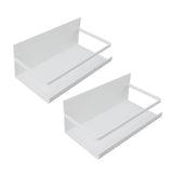 2PCS Fridge Magnet Shelf Iron Space Saving Multipurpose Magnetic Spice Rack Organizer for V1294-YM0901-3112240016311