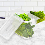 SOGA 200mm Clear Gastronorm GN Pan 1/3 Food Tray Storage with Lid VICPANS1424WLIDX1