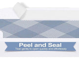 10 Security Self-Seal Tinted Envelopes for Privacy & Business, Peel and Seal, Windowless, 4-1/8 x V1369-AZ3-W-16290