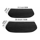 Fireproof Mat for Fireplace, Hearth & Grill Floor Protector 50X80CM V1237-ZY-203-2961