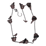 Rain Chain Outdoor Mobile Birds Cup Rain Chain Decorative Replacement for Gutters Downspouts V1294-YM0706-3111230190211