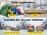 Giantz Diesel Air Heater All-in-one 12/24V 5KW LCD Remote Control for Car RV Indoors machinery DAH-26-CUBE