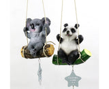 Cute Swing Panda Sloth Wind Chimes Home Door Window Balcony Hanging Bell Decor-Sloth V1263-JX-522