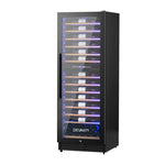 Devanti Wine Fridge Cooler Dual Zone 128 Bottles WC-C-408B-128B-BK