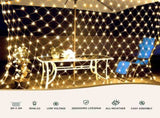 Jingle Jollys Christmas Lights 3Mx2M Net String Light Decorations Warm 504 LED XMAS-NE500-2X3-WARM