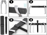 2-Jaw Gear Puller, 10 Inch Two Claws Puller Tool, Adjustable Steel Bearing Pulling Device, Heavy V1259-DP01-A-973