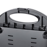 Non-Stick Dual-Sided Waffle Maker with Portable Handle, Compact Design for Effortless Homemade V1341-ZY-MM7DHGLC-BLACK
