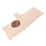 Windproof Hooded Blanket Fleece Hooded Wearable Blanket Adult Camp Poncho Sleeping Bag for Camping V1294-YM0901-3111240261011