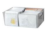 Transparent Storage Box with Handle Desktop Makeup Organizer Plastic Container for Bedroom Vanity V1294-YM0901-3117240056911