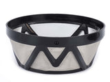 Reusable Coffee Filter Basket Cup with 100Pcs Filter Paper Coffee Machine Strainer Mesh V1294-YM0901-3118210102811