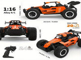 All terrain electric toy car, 116 scale model car, 2.4GHz R / C off-road car, top speed of 20 km / V1102-HEWJ-003
