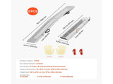 Steel Ramps, 1000 lbs, 2Pcs Heavy-duty Ramps Wider Ramp Surface, Universal Stable Loading Ramp V952-ZZGPDGZ1000LL25YEV0
