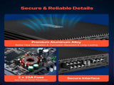 Car Audio Amplifier, 4-Channel Bridgeable Car Amplifier, Multichannel Class AB Stereo Amp, Max. 4 x V952-4TDABL4X100WHSZA8001V9