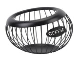 Coffee Pod Holder Wire Basket Large Capacity Iron Coffee Pods Storage Basket for Coffee Bar Counter V1294-YM0901-3118240228111