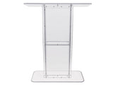 120cm Acrylic Podium Stand Transparent V63-931391