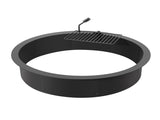Fire Pit Ring, Fire Pit Insert with Barbecue Fire Ring, 40-In Outer/36-In Inner Diameter, 8.5in V952-DKJHH36INCH1VUWF9V0