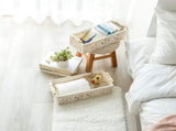 2 Pieces Storage Baskets, Boho Decorative Basket, for Organizing Woven Decorations, for the Kitchen V1189-LC-HW-00095