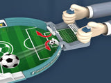 Mini Table Football Game, Tabletop Soccer Game Set, 2 Players Interactive Desktop Football Battle V1366-AZ2-W-04553