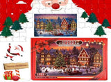 1008 Pieces Advent Calendar Jigsaw Puzzle with 24 Numbered Boxes, Christmas Village Design for V1189-LC-SD-00052
