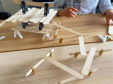 240 Pcs Natural Wood Craft Sticks, Popsicle Sticks, Lolly Sticks for Crafts 4.5 Inch, Ideal for V1259-DP01-A-3216