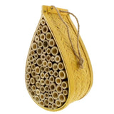 Bamboo Mason Beehive House Pollinator Tear Drop Bee Nest Hive Garden Beekeeping V238-SUPDZ-32997734482000