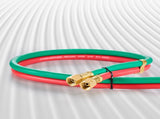 Oxygen Acetylene Hose, 1/4-Inch x 25FT Oxy Acetylene Hose with 9/16"-18 LH/RH B Fittings, R Grade V952-RJYYGHJRGMG2K2D7DV0