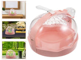 Portable Parrot Bird Cage with Breathable Ventilation and Spacious Outdoor Travel Carrier for Birds V1366-AZ2-W-17269