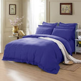 1000TC Tailored Queen Size Royal Blue Duvet Quilt Cover Set V493-Q-3